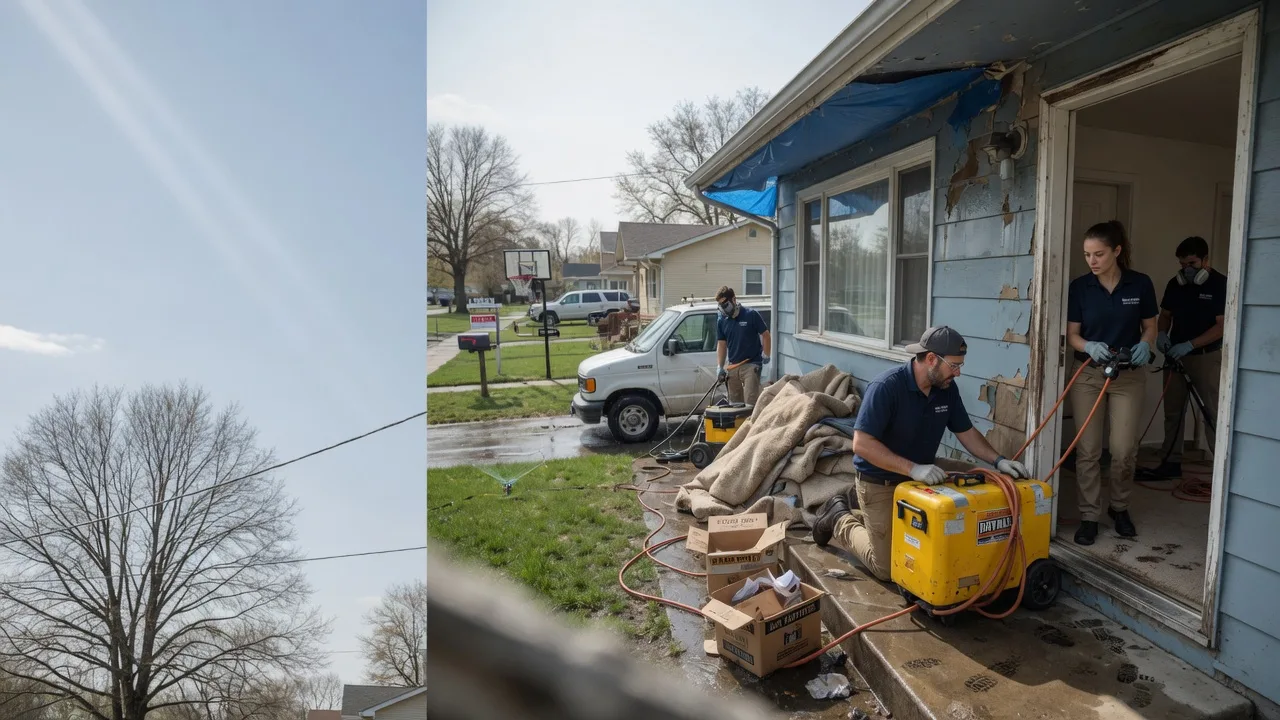 Basement Flood Cleanup in Morrison, OK near me